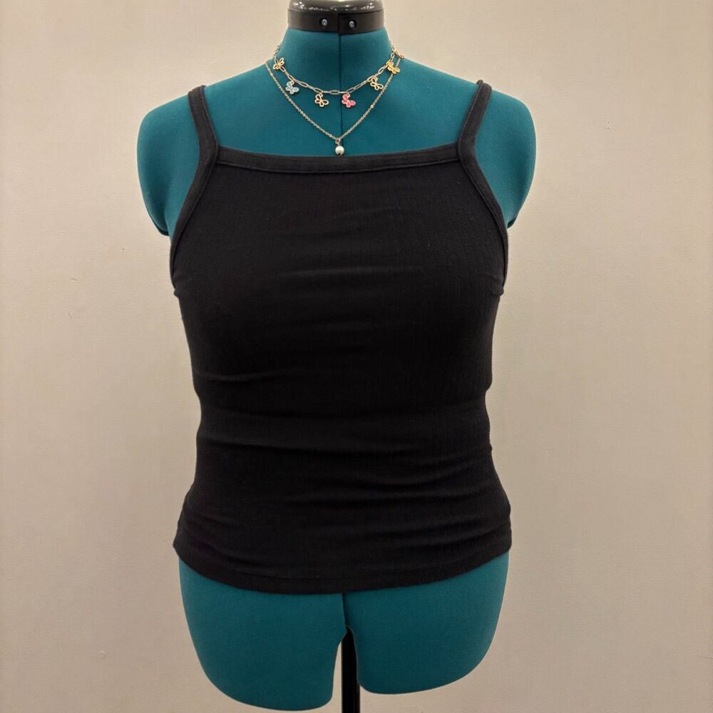 Intimately Free People Ribbed Square Neck Tank Top